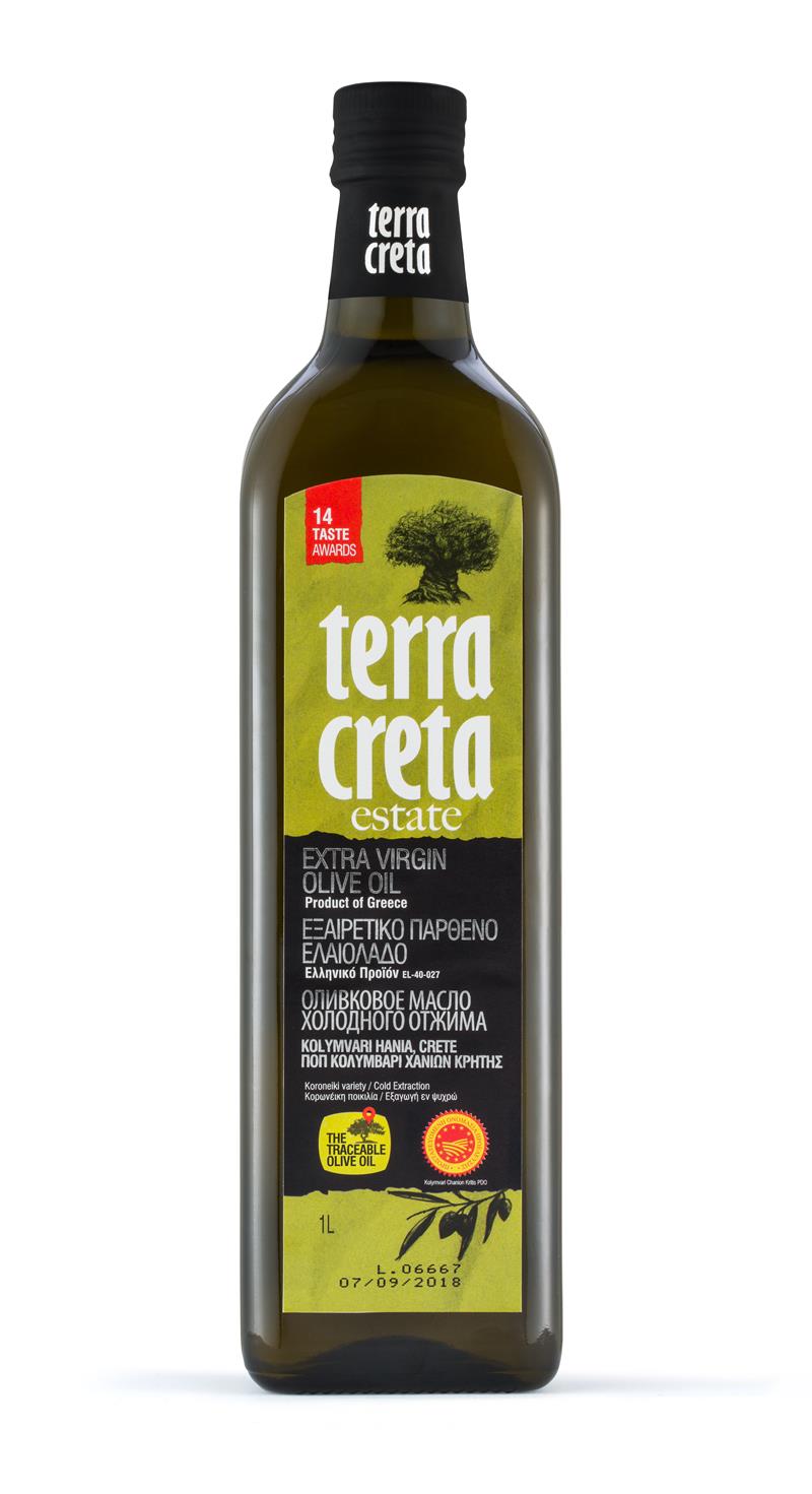 Estate PDO Kolymvari Extra Virgin Olive Oil, TERRA CRETA, 500ml - Hellenic  Tastes